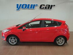Röd Begagnad 2014 Ford Fiesta Titanium Halvkombi | 89 000 kr (Marknadspris)