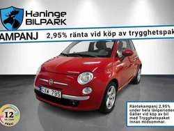 Röd Begagnad 2013 Fiat 500 Lounge Halvkombi | 59 900 kr (Marknadspris)