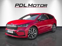 Röd Begagnad 2022 Skoda Enyaq iV SportLine SUV | 399 900 kr (Marknadspris)