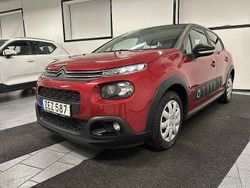 Röd Begagnad 2018 Citroën C3 Halvkombi | 89 500 kr (Marknadspris)