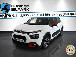 Vit Begagnad 2021 Citroën C3 PureTech Halvkombi | 129 900 kr (Bra pris)