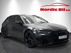 Svart Begagnad 2021 Audi RS6 Comfort Kombi | 1 029 900 kr (Marknadspris)
