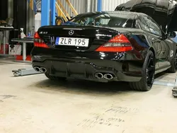 Svart Begagnad 2009 Mercedes SL63 AMG AMG Cab | 349 000 kr
