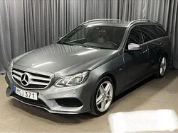 Grå Begagnad 2016 Mercedes E220 AMG Kombi | 190 000 kr (Superpris)