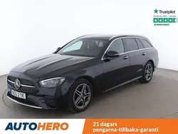 Svart Begagnad 2021 Mercedes E220 AMG line Kombi | 431 000 kr (Marknadspris)