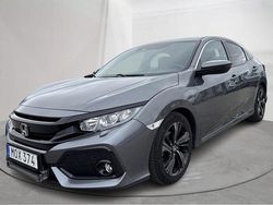 Grå Begagnad 2018 Honda Civic Elegance Halvkombi | 139 000 kr (Marknadspris)