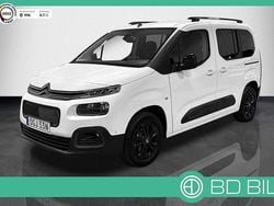 Vit Begagnad 2022 Citroën e-Berlingo Shine Minibuss | 239 900 kr (Marknadspris)