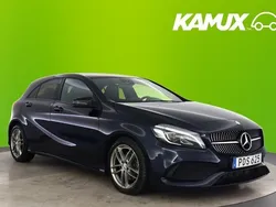 Mörkblå (blå) Begagnad 2017 Mercedes A200 AMG Halvkombi | 166 800 kr (Bra pris)