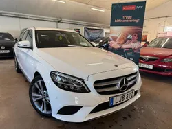 Vit Begagnad 2019 Mercedes C200 Avantgarde Kombi | 209 800 kr (Bra pris)