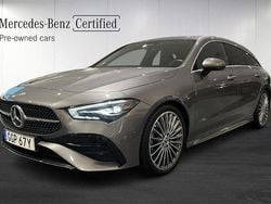 Mörkgrå Begagnad 2024 Mercedes CLA200 Shooting Brake Advanced Plus Kombi | 379 000 kr (Bra pris)