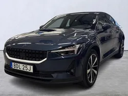 Mörkblå Begagnad 2021 Polestar 2 Plus Sedan | 339 900 kr (Lite dyr)