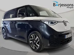 Mörkblå (blå) Begagnad 2024 VW ID. Buzz Pro Van | 599 900 kr (Dyr)