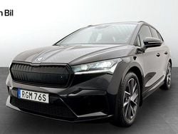 Svart (black magic metallic) Begagnad 2023 Skoda Enyaq iV SportLine SUV | 399 900 kr (Marknadspris)