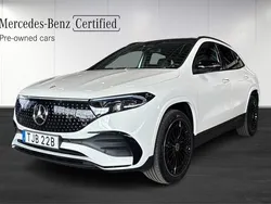 Vit (white) Begagnad 2024 Mercedes EQA250+ AMG Line Premium SUV | 618 900 kr (Marknadspris)