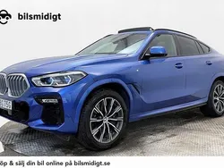 Blå Begagnad 2019 BMW X6 M Sport SUV | 679 900 kr (Marknadspris)