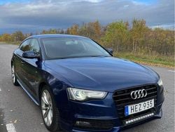 Blå Begagnad 2015 Audi A5 Sportback S-Line Halvkombi | 100 000 kr (Superpris)