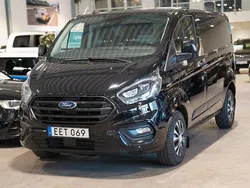 Svart Begagnad 2019 Ford Transit Custom Van | 209 900 kr (Marknadspris)
