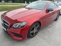 Röd Begagnad 2019 Mercedes E220 AMG line Sportkupé | 379 000 kr (Marknadspris)