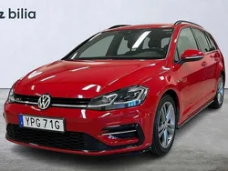 Röd (tornado red) Begagnad 2019 VW Golf VII R-line Kombi | 229 800 kr (Marknadspris)