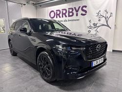 Svart Ny 2025 Mazda CX-80 Homura-Line SUV | 657 900 kr