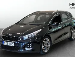 Svart (black) Begagnad 2016 Kia Ceed Sportswagon GT-Line Kombi | 144 900 kr (Marknadspris)