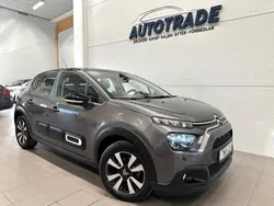 Grå Begagnad 2022 Citroën C3 PureTech Halvkombi | 169 900 kr (Marknadspris)