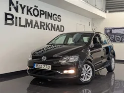 Svart Begagnad 2015 VW Polo Halvkombi | 69 900 kr (Marknadspris)