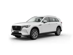 Vit (arctic white) Ny 2024 Mazda CX-80 Exclusive-Line SUV | 582 300 kr (Superpris)
