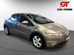 Mörkgrå (grå) Begagnad 2008 Honda Civic Sport Halvkombi | 59 900 kr (Lite dyr)