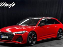 Röd Begagnad 2021 Audi RS6 Exclusive Kombi | 1 029 800 kr (Bra pris)