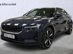 Mörkblå (blå) Begagnad 2022 Polestar 2 Pilot Sedan | 319 900 kr (Marknadspris)