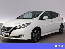 Vit Begagnad 2021 Nissan Leaf 360º Halvkombi | 211 900 kr (Marknadspris)