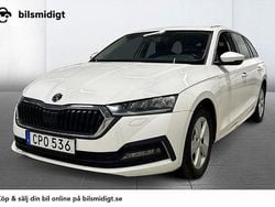 Vit Begagnad 2022 Skoda Octavia G-TEC Ambition Kombi | 179 900 kr (Bra pris)
