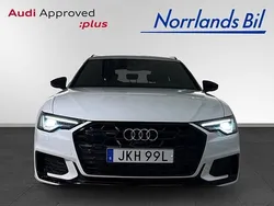 Glaciärvit metallic Begagnad 2024 Audi A6 S-Line Kombi | 599 000 kr (Dyr)