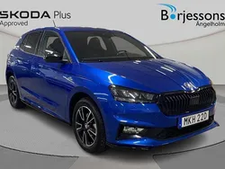 Blå Begagnad 2024 Skoda Fabia Monte Carlo Halvkombi | 234 000 kr (Marknadspris)