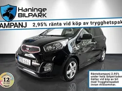 Svart Begagnad 2014 Kia Picanto Sport Halvkombi | 59 900 kr (Marknadspris)