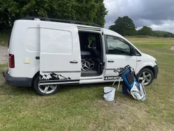 Vit Begagnad 2018 VW Caddy Maxi Minibuss | 179 500 kr (Lite dyr)