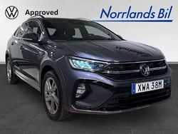 Grå (smokey grey metallic) Begagnad 2024 VW Taigo R-line SUV | 269 000 kr (Lite dyr)
