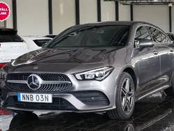 Mörkgrå (grå) Begagnad 2020 Mercedes CLA250e Shooting Brake AMG Kombi | 289 500 kr (Bra pris)