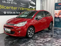 Röd Begagnad 2014 Citroën C3 Halvkombi | 74 900 kr (Marknadspris)