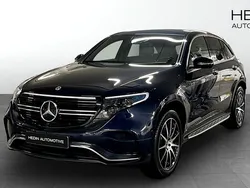 Mörkblå Begagnad 2021 Mercedes EQC400 AMG line SUV | 374 700 kr (Marknadspris)