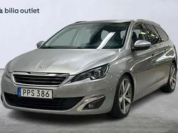 Grå Begagnad 2014 Peugeot 308 Allure Kombi | 109 900 kr (Marknadspris)