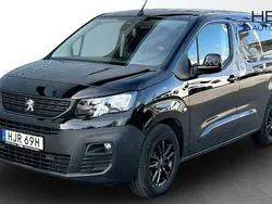 Svart (black) Begagnad 2022 Peugeot E-Partner Minibuss | 249 875 kr (Superpris)
