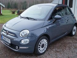 Grå Begagnad 2017 Fiat 500 Lounge Halvkombi | 84 000 kr (Marknadspris)