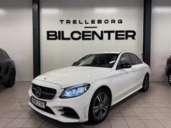 Vit Begagnad 2019 Mercedes C220 AMG line Sedan | 269 900 kr (Marknadspris)