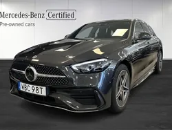 Grå Begagnad 2023 Mercedes C300e AMG line Kombi | 479 800 kr (Bra pris)