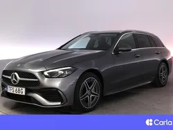 Grå Begagnad 2022 Mercedes C300e AMG Kombi | 429 900 kr (Dyr)