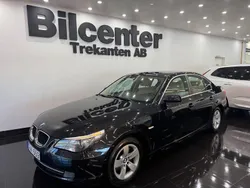 Svart Begagnad 2009 BMW 520 Sedan | 89 900 kr (Superpris)
