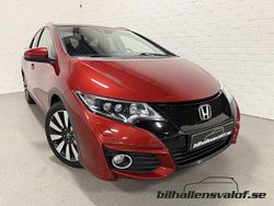 Röd (röd metallic) Begagnad 2015 Honda Civic Sport Kombi | 92 900 kr (Bra pris)