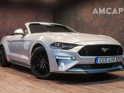 Silver Begagnad 2018 Ford Mustang GT Convertible Cab | 449 500 kr (Marknadspris)